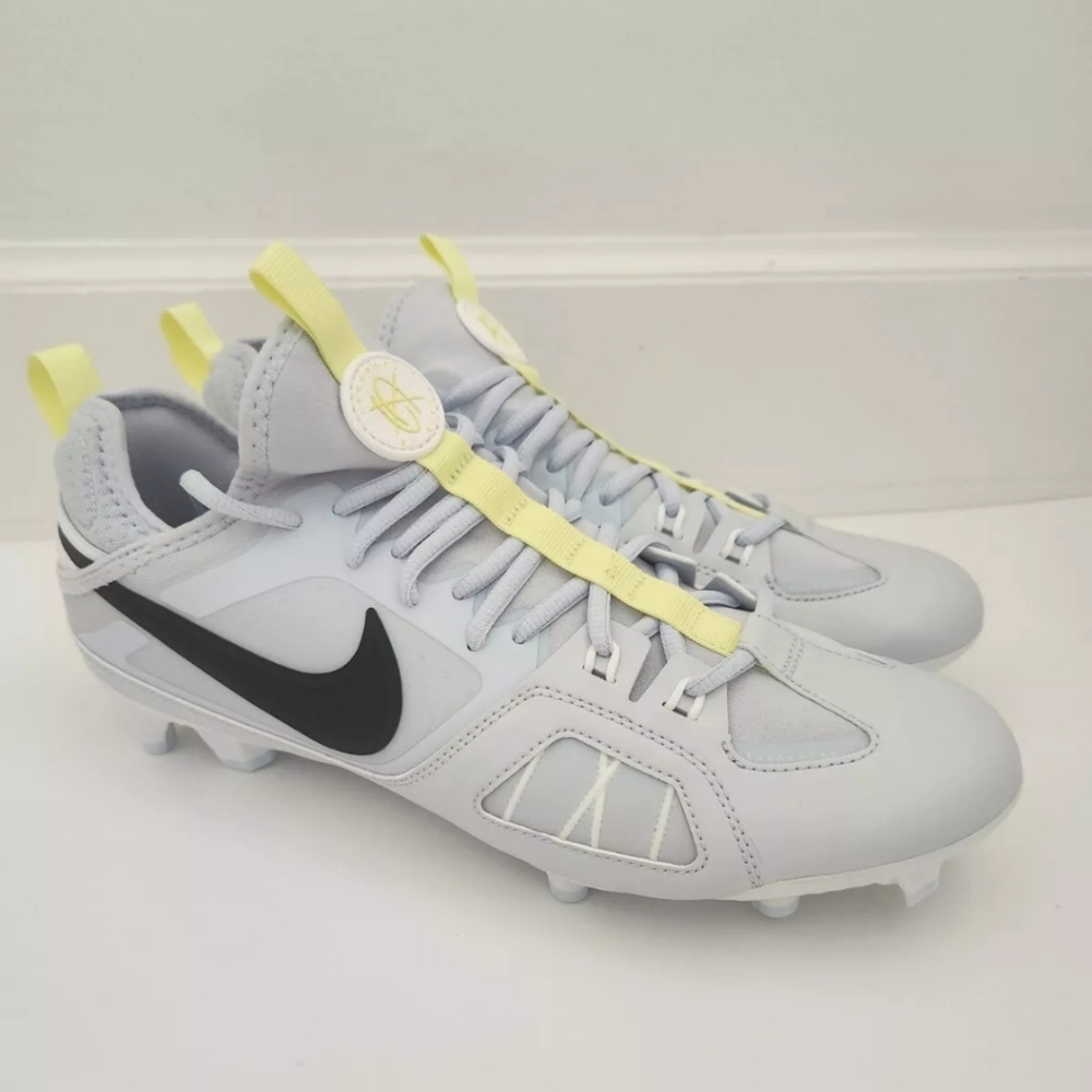 Nike Huarache Size 10.5 Varsity LAX SE Cleats Lacrosse Gray Men FZ3620-001